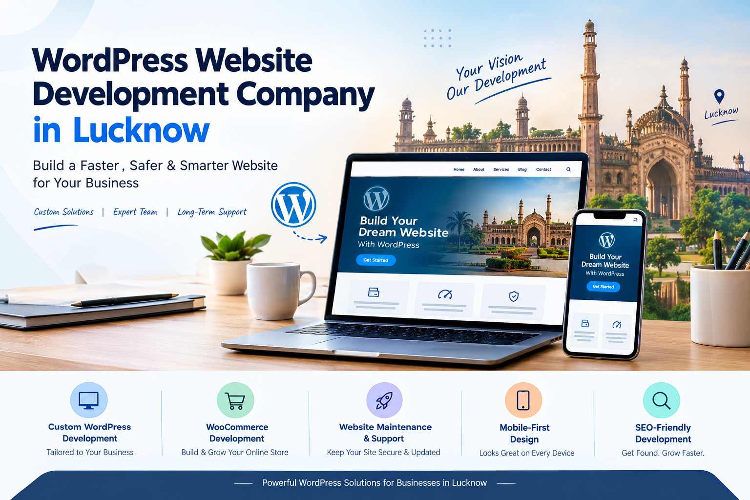 WordPress Website Development Company in Lucknow: 7 Reasons to Choose Mayd Technologies